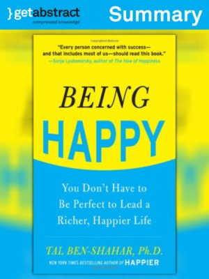 cover image of Being Happy (Summary)